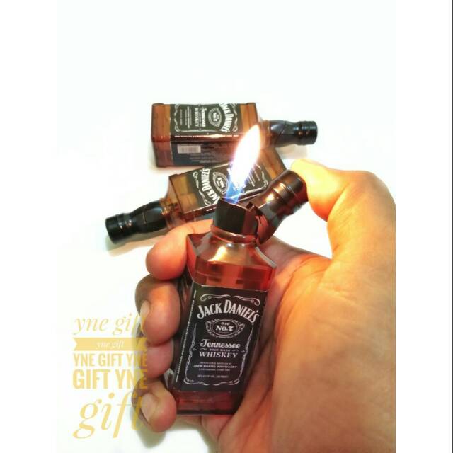 Korek Unik model botol Jack Daniels, korel gas antik murah