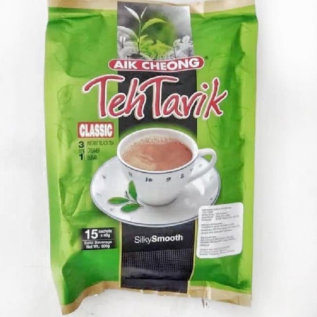 

Segera belanja--AIK CHEONG TEH TARIK 3 IN 1 CLASSIC MILK TEA BEVERAGE 15 X 40G (600G)