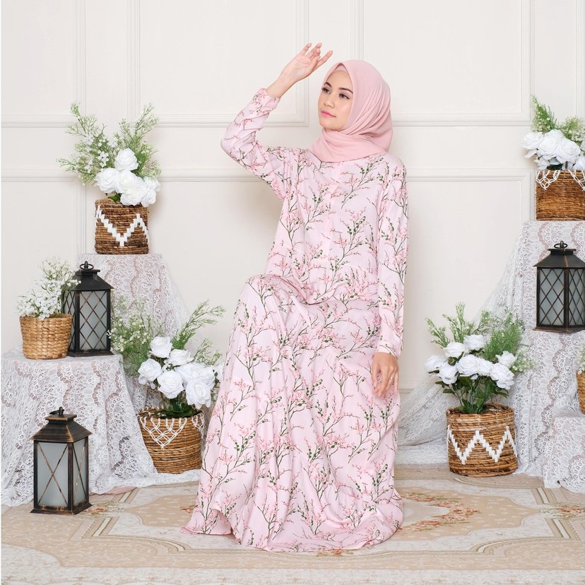 Maitara homey dress gamis busui jumbo rayon viscose homedress rayon premium jumbo