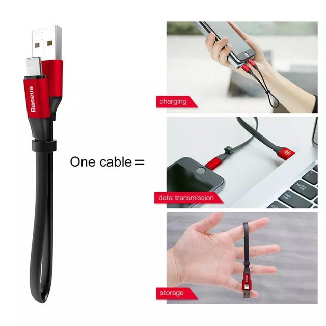 23CM CABLE POWERBANK TYPE-C or LIGHTNING ORIGINAL suit Charging Data Transmission