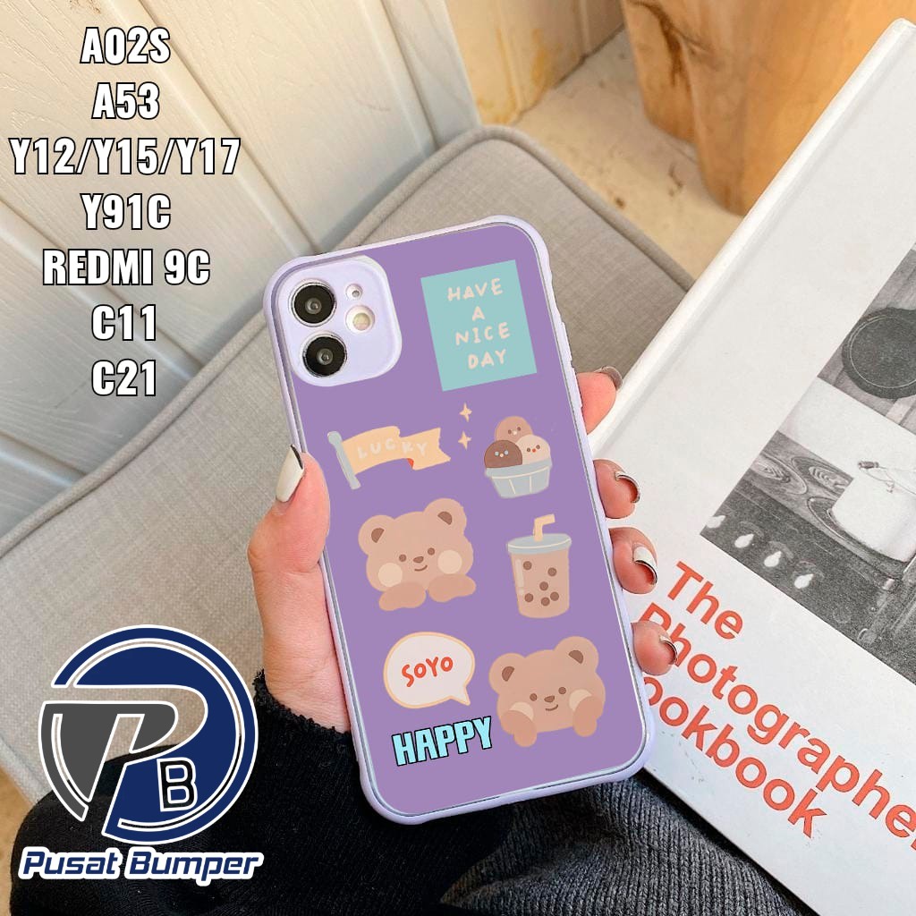 SS076 SOFTCASE Oppo A15 A15S A16 A37 Neo 9 A57 A39 A71 A83 A9 A5 A52 A92 A53 A33 A54 A74 A31 A8 A1K 2020 A36 A76 A55 PB1103-5
