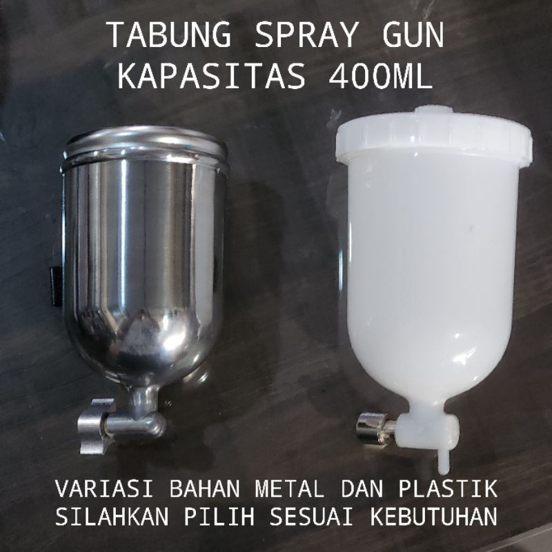 Tabung Cat 400ml untuk Spray Gun F3 F75 F100 dll