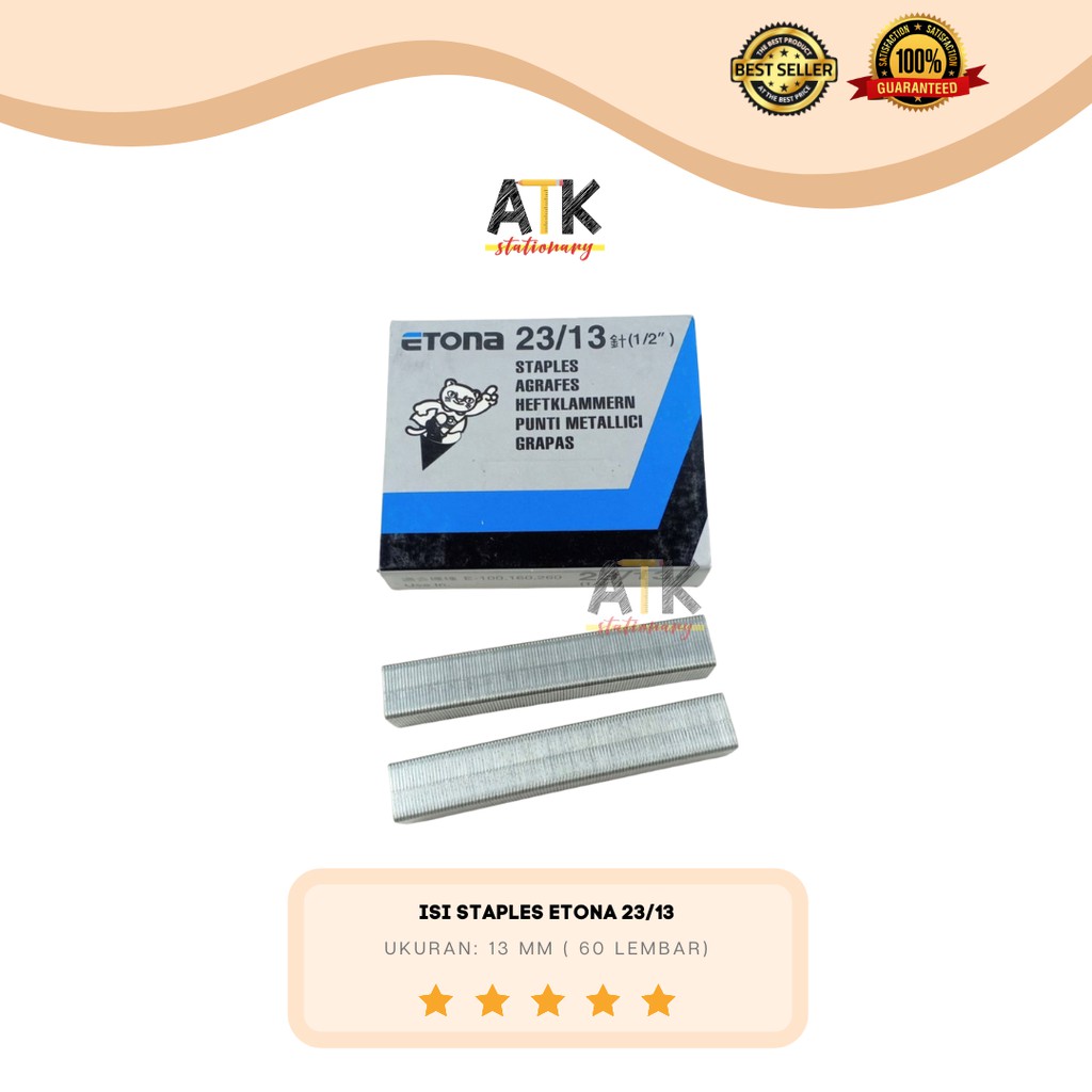 

Isi Staples Etona 23/13 Atk