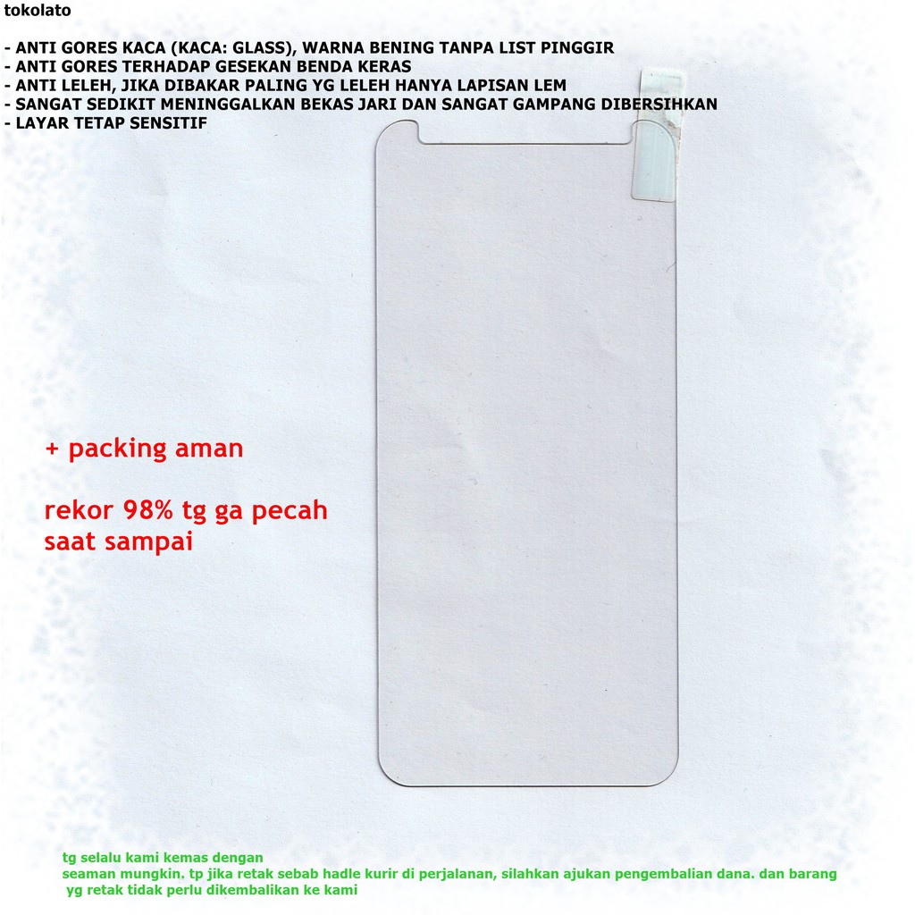 Tg Tempered Glass Antigores Kaca Vava Xp3 Shopee Indonesia