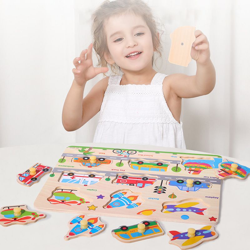 Mainan Anak PUZZLE BOARD SET Puzzle Kayu Edukasi Anak Puzzle Wooden