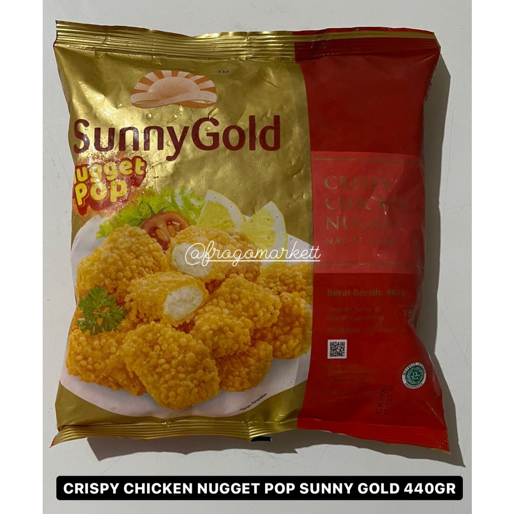 Crispy Chicken Nugget Pop Sunny Gold 440gr