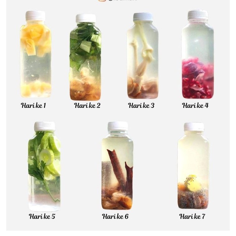 Infused Water Detox Herbal 250 Ml Mpok Ipeh Shopee Indonesia