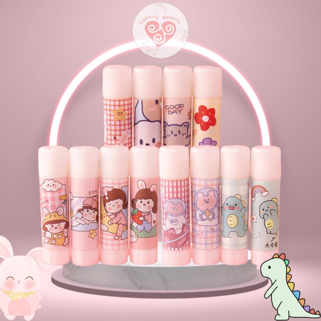 Glus Stick Korea | Lem stick Lucu Korea | Lem Anak Lucu Padat