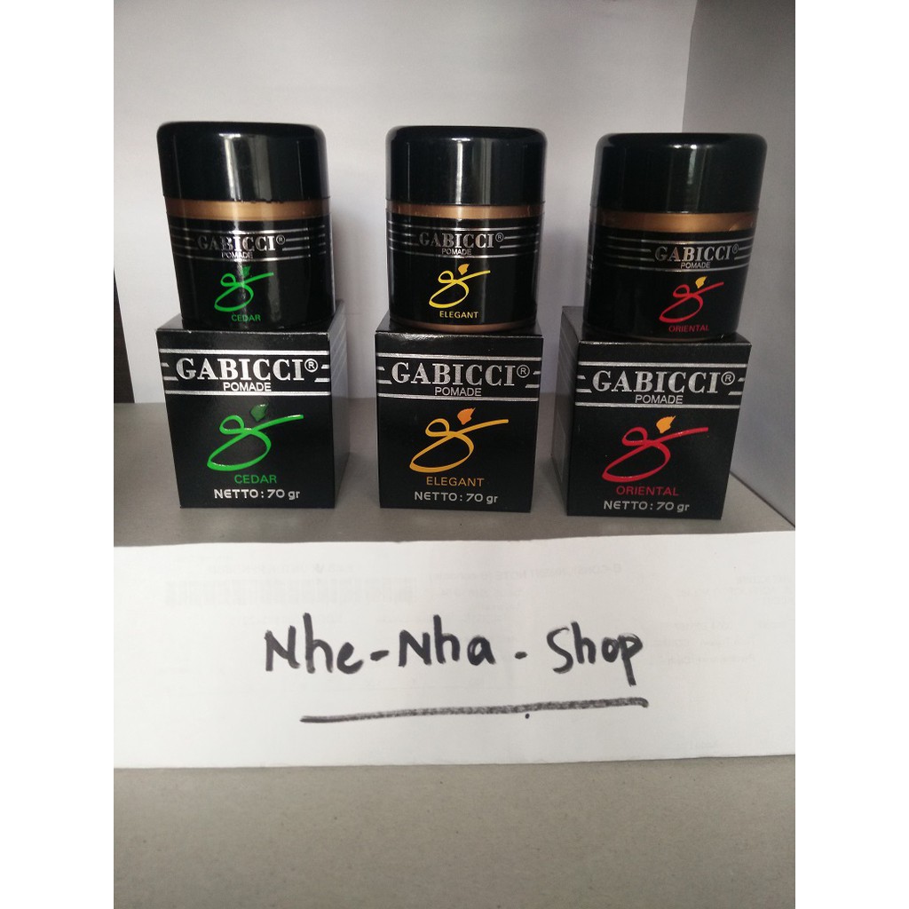 Pomade Gabicci Cedar Ijo