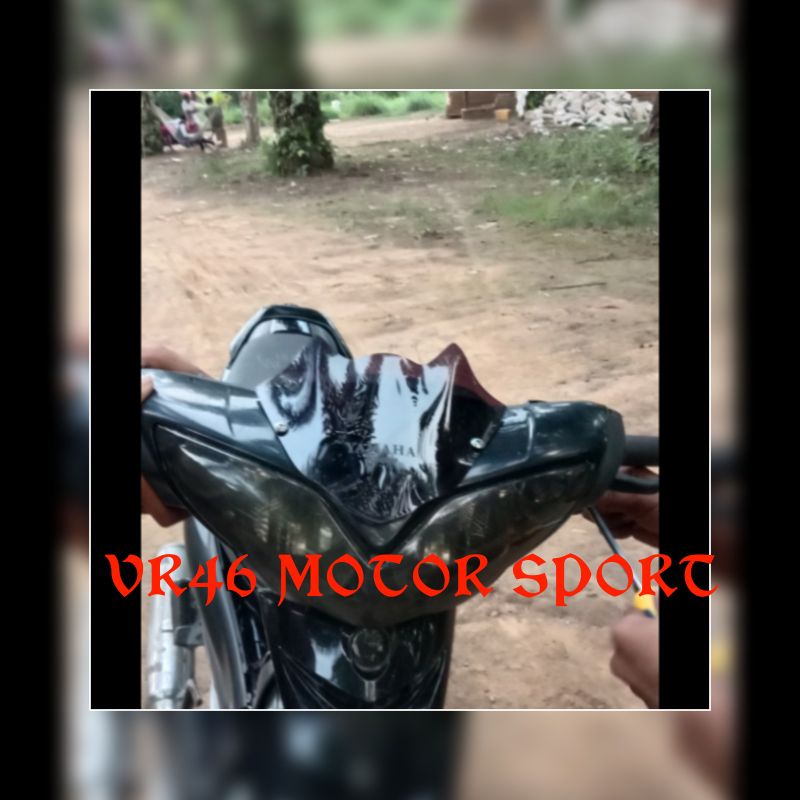 Jual VISOR CSTM JUPITER Z BURHAN PLUS BAUT | Shopee Indonesia