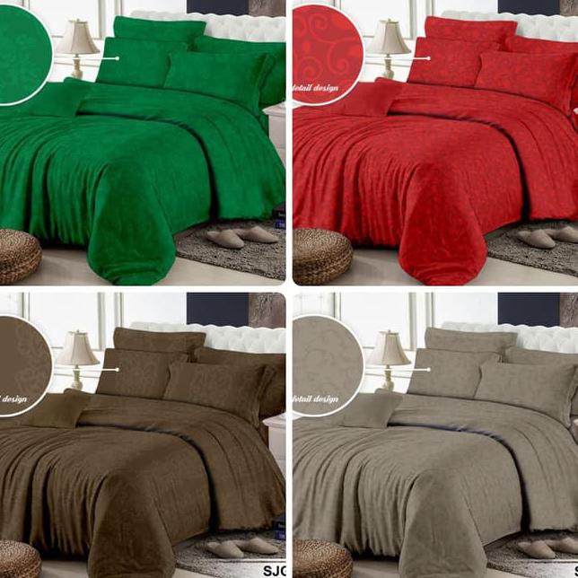 Bedcover + Sprei Embos Marbela Ukuran 120X200X20