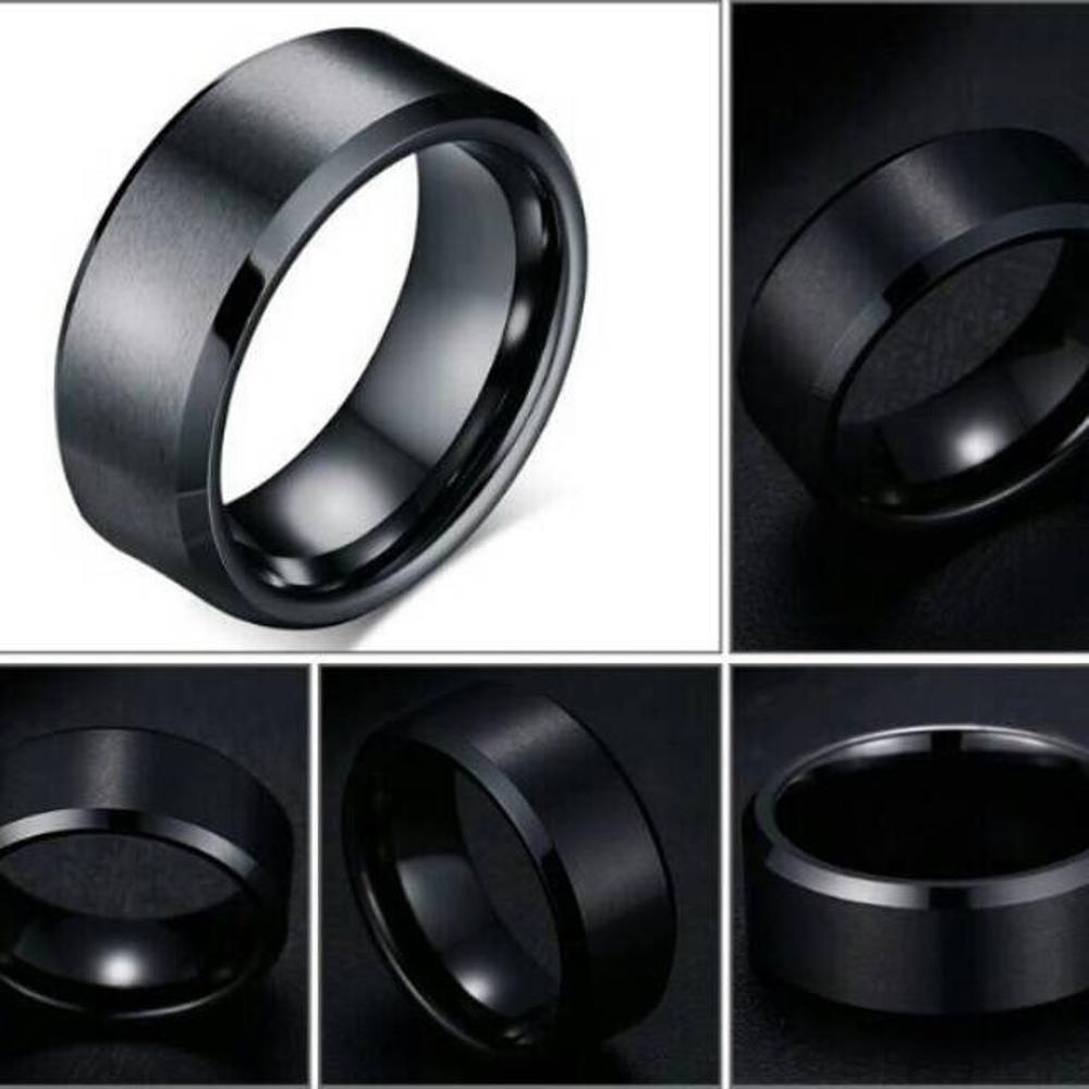 [Bayar di Tempat] CINCIN BLACK TITANIUM