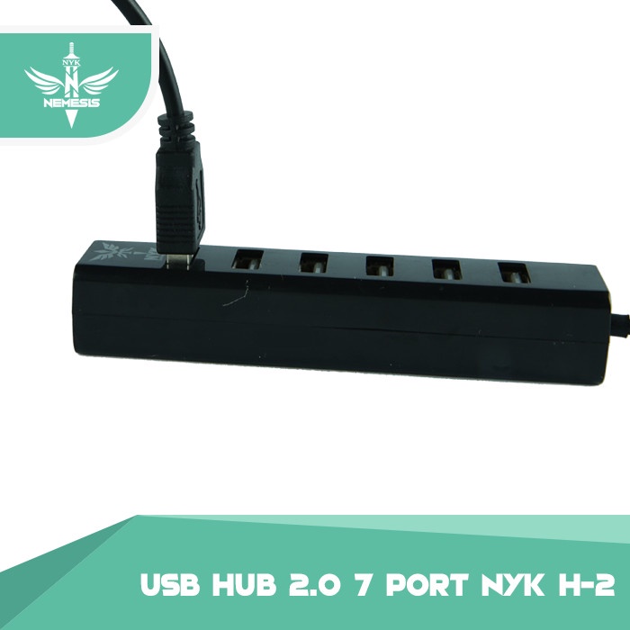 USB HUB 2.0 7 PORT NYK H-02 - SUPPORT 1 TB