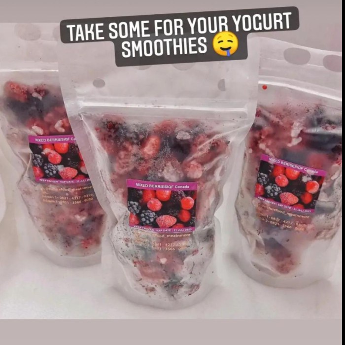

NATUREFOOD buah beku beri campur kanada frozen canada mix berries