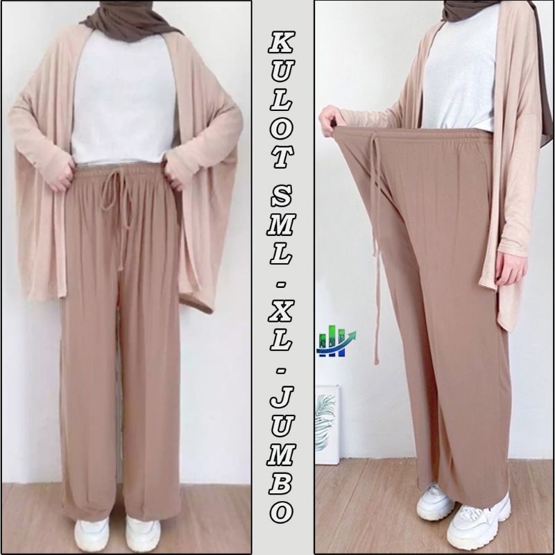 Celana Kulot Jumbo Wanita Daily Kulot/Umbrella Kulot