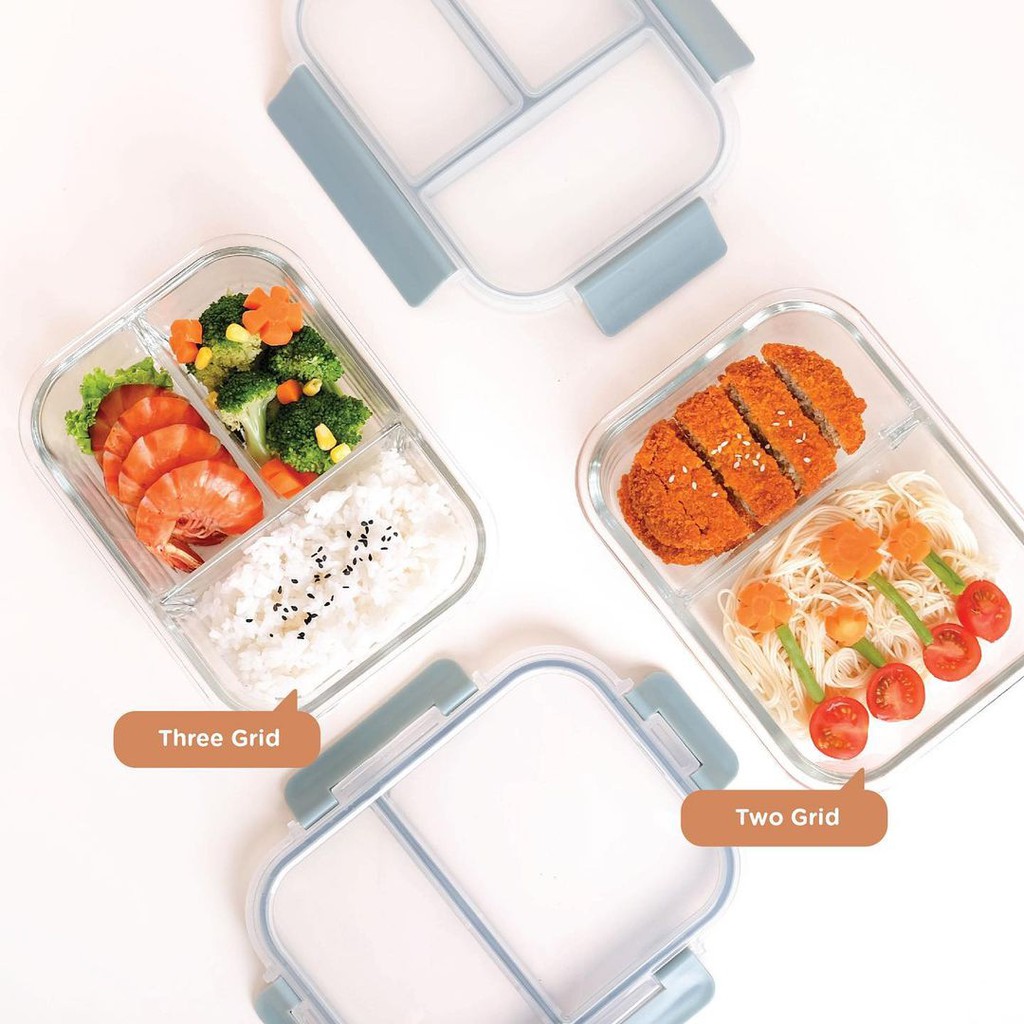 Little Dimple Split Lunch Box (2pcs)