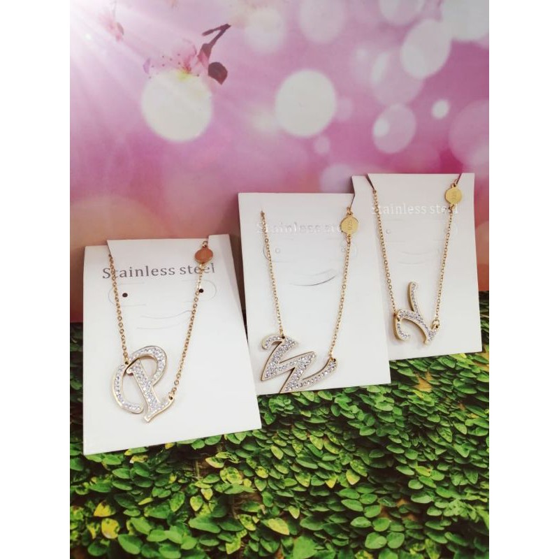 Kalung Huruf Stainless Steel