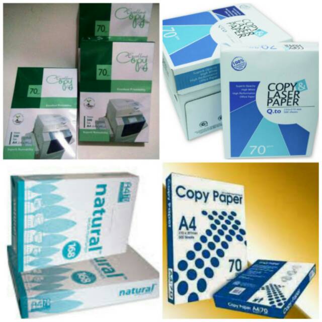 Kertas Hvs A4 70gsm Excellent | Natural | Copy Paper | Copy Laser
