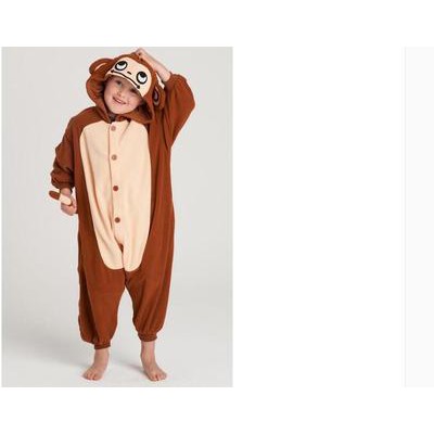 KOSTUM ONESIE MONYET MONKEY COSPLAY PIYAMA ANAK