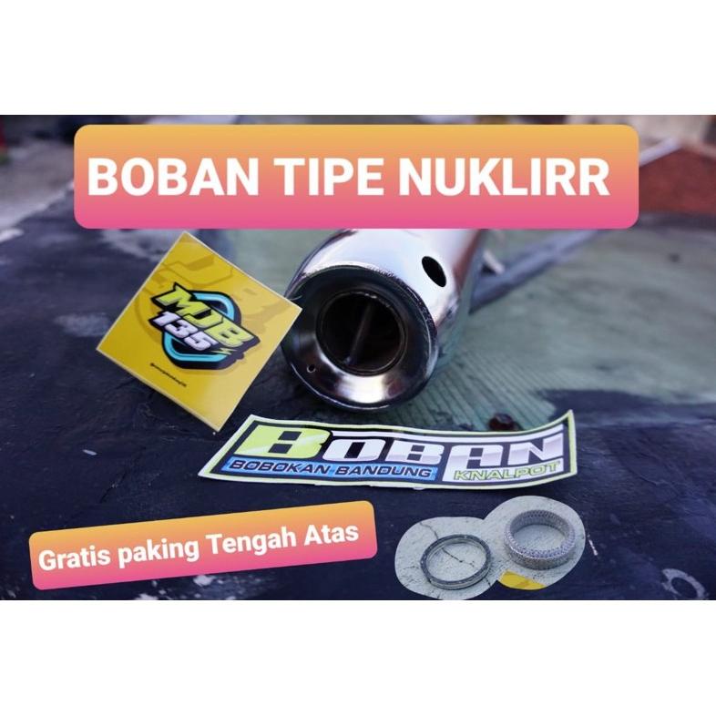 [[BISA COD]] KNALPOT RX KING BOBAN TIPE NUKLIR SUDAH LASER