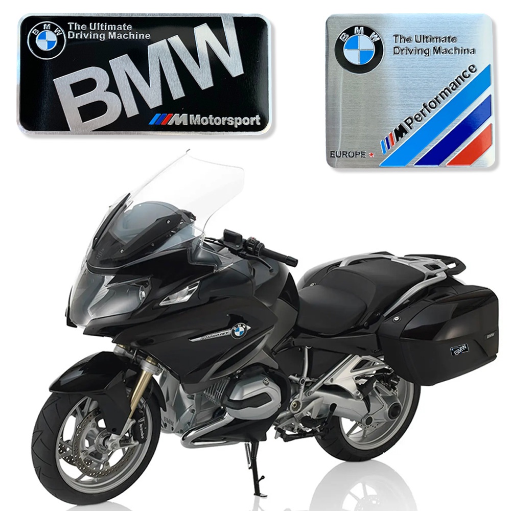 1pcs BMW Logo Metal Sticker Aluminium Emblem Decal Stiker Dekorasi Motor Mobil Untuk BMW