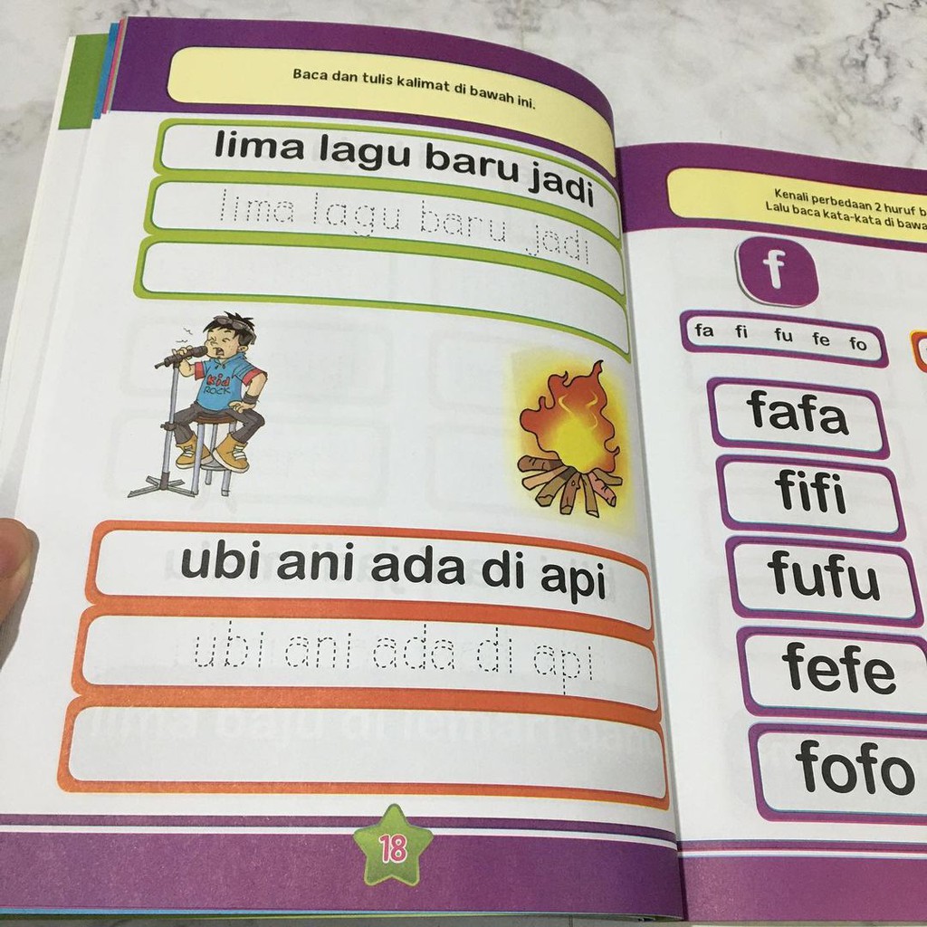 Pintar baca tulis & jago matematika / buku aktivitas anak belajar matematika 123 menulis abc huruf preschool-3