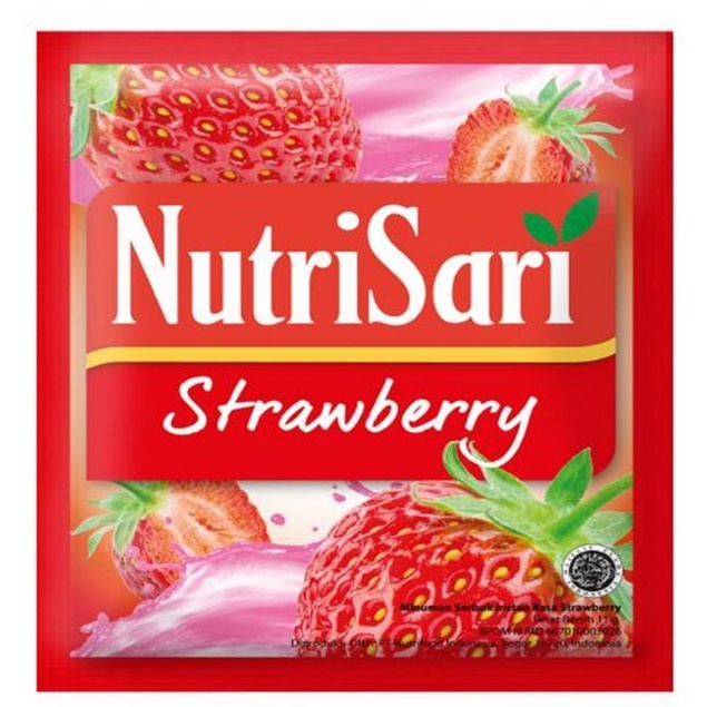 

Nutrisari Strawberry minuman Bubuk stoberi