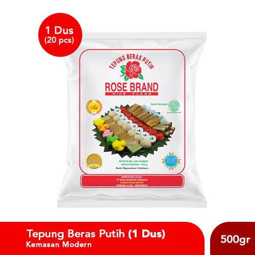 

PROMO [COD] Paket Hemat Tepung Beras Rose Brand 500 Gram (1 Dus)