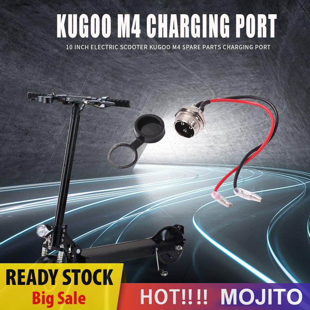 Power Charging Interface 10 &quot;Untuk Skuter Elektrik Kugoo M4 Kick Scooter