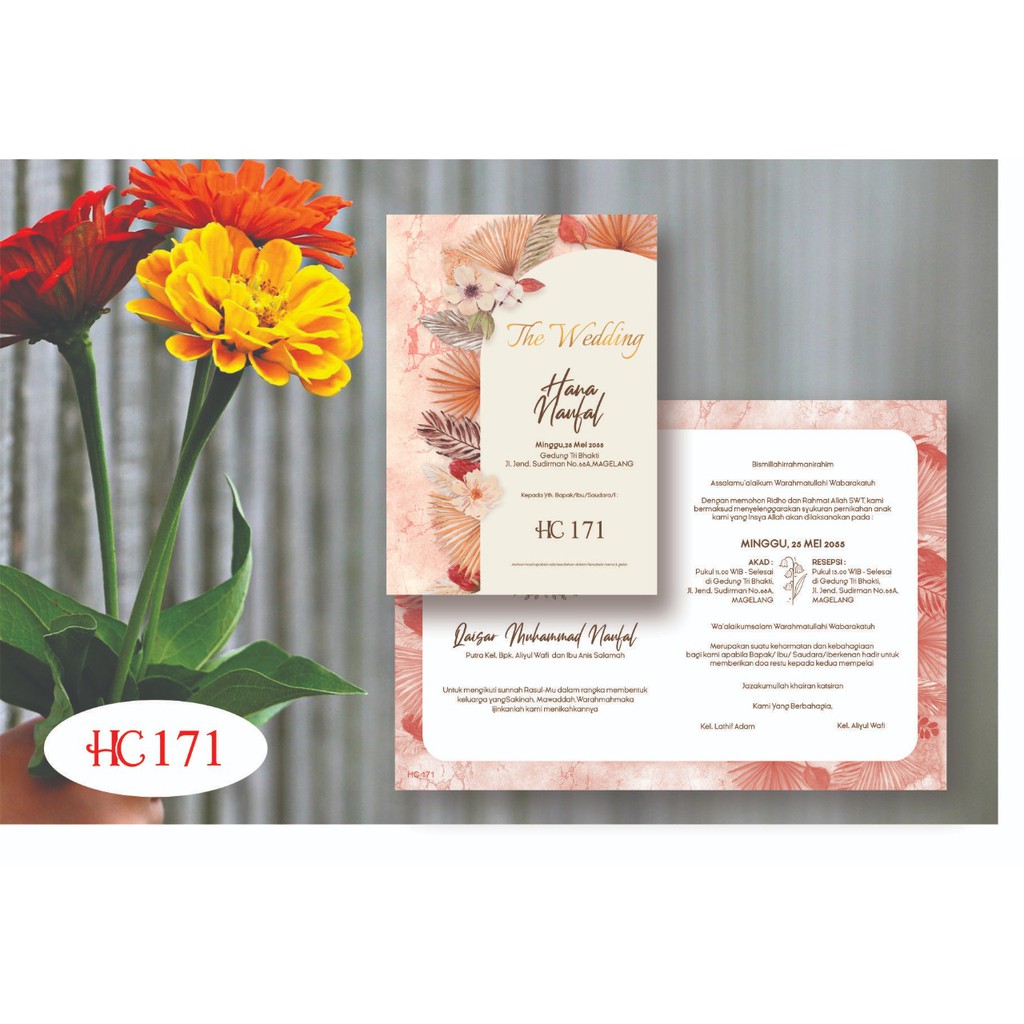 Blangko undangan Hc seri 171