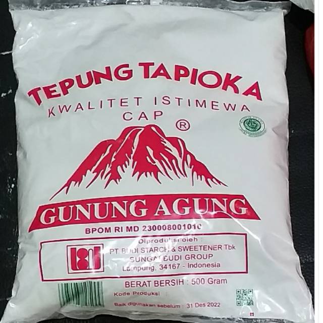 

TEPUNG TAPIOKA KWALITET ISTIMEWA GUNUNG AGUNG