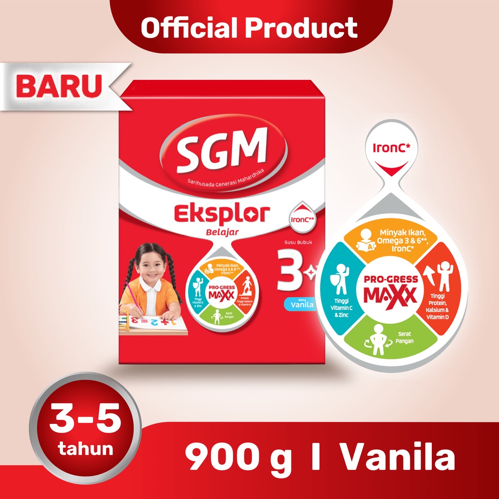 

SGM EKSPLOR 3 PLUS 900GR VANILLA