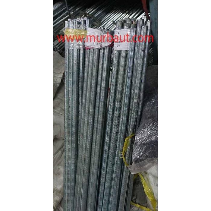 Asdrat Besi Mentah M20 Baut Stud Bolt 20mm Full As drat accessories