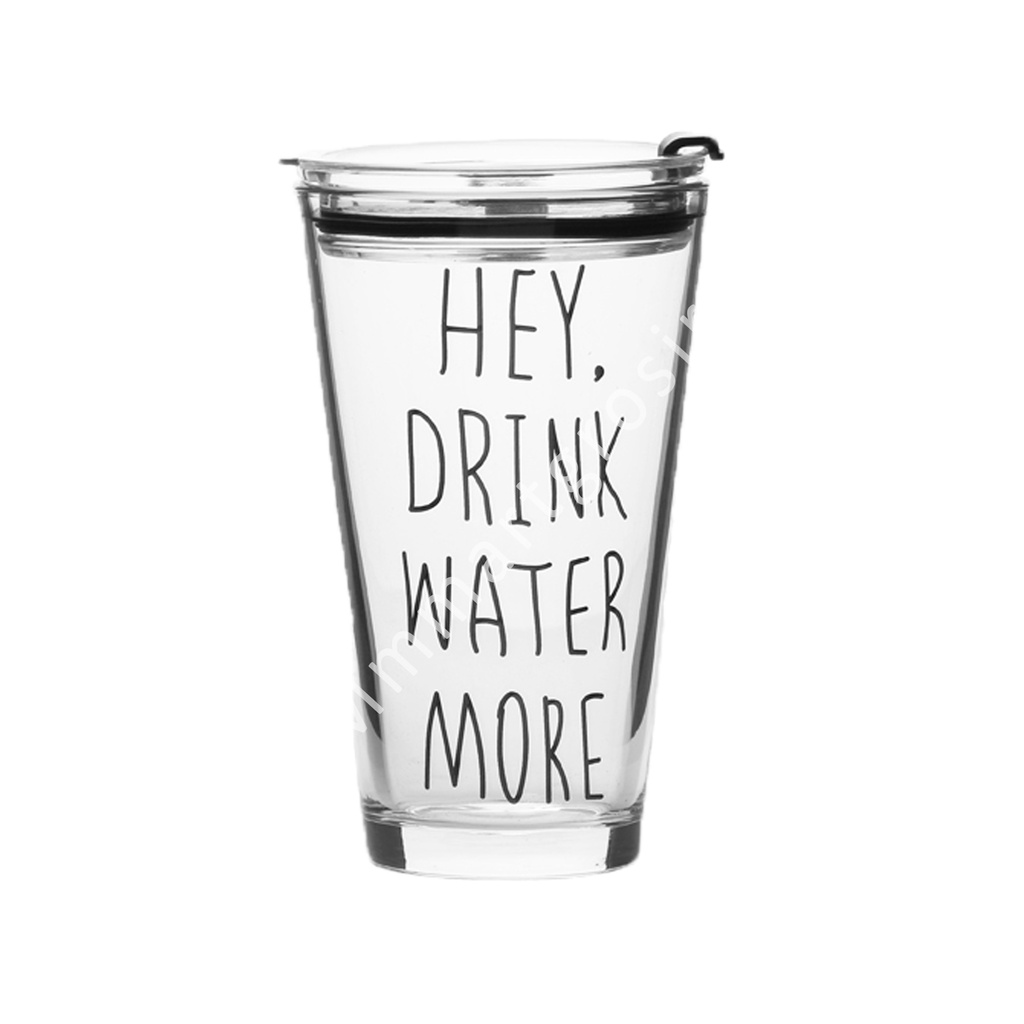 Gelas kaca * tumbler * Gelas ukur * Gelas Gambar lucu * 450ml-YS-19-10