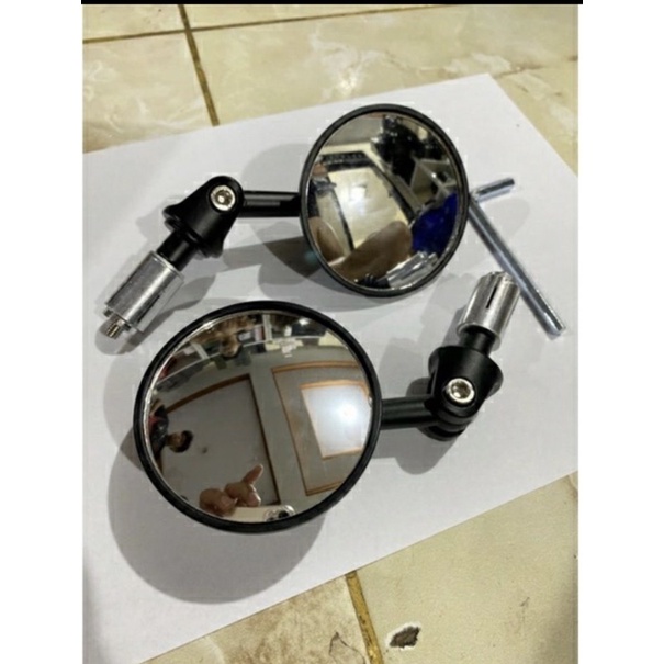 SPION JALU BAR END BULAT CEMBUNG TERMURAH UNIVERSAL NMAX PCX AEROX SCOOPY BEAT VARIO VESPA FINO ADV FOURSIX_46