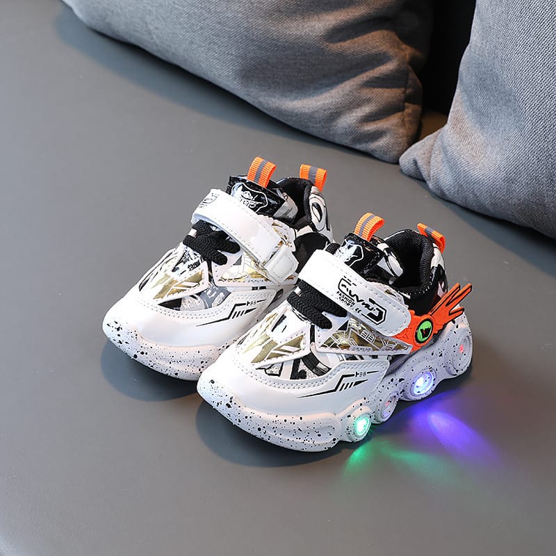 [COD] sepatu LED anak laki laki dan perempuan keren usia 0-6tahun import premium sneakers bayi ala korea  / anaanakstore