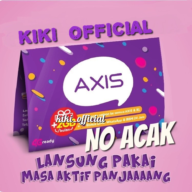 [masa AKTIF 6 BULAN] PERDANA AXIS SUDAH AKTIF TINGGAL PAKAI SUDAH