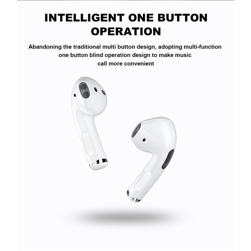 【33LV.ID】PRO4/PRO4S TWS Earphone Nirkabel Headset Bluetooth HIFI Stereo Wireless Earphones