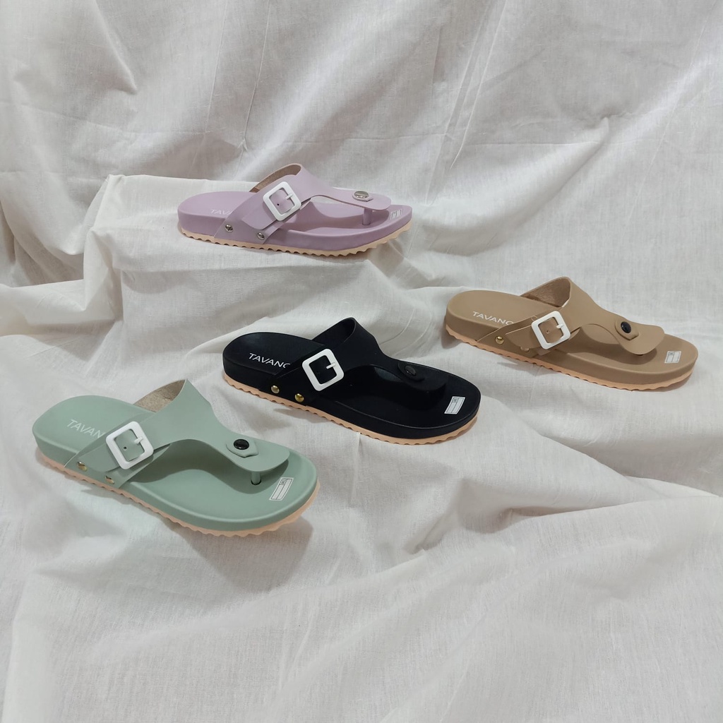 Sendal Jepit Wanita Casual Trendi Sendal Birken Wanita Kekinian Slip On - Nesanh Zaskia