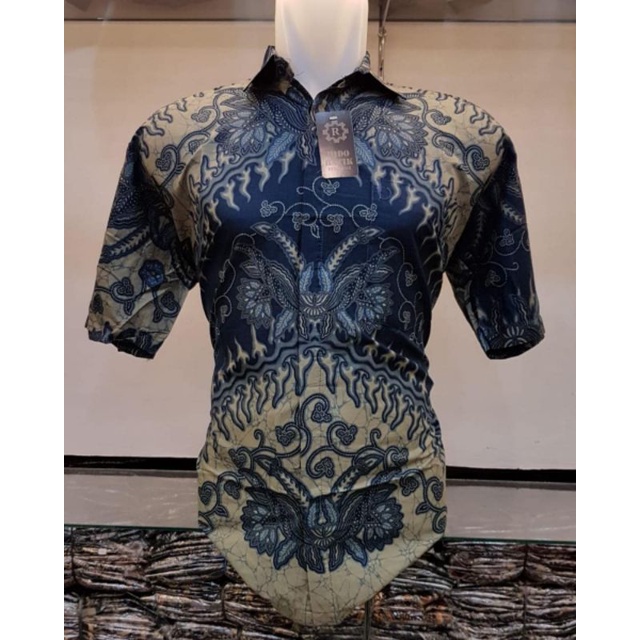 Batik Pangeran-KEMEJA BATIK LENGAN PENDEK KATUN PRIMA MURAH MERIAH SERAGAMAN NO LUNTUR COD