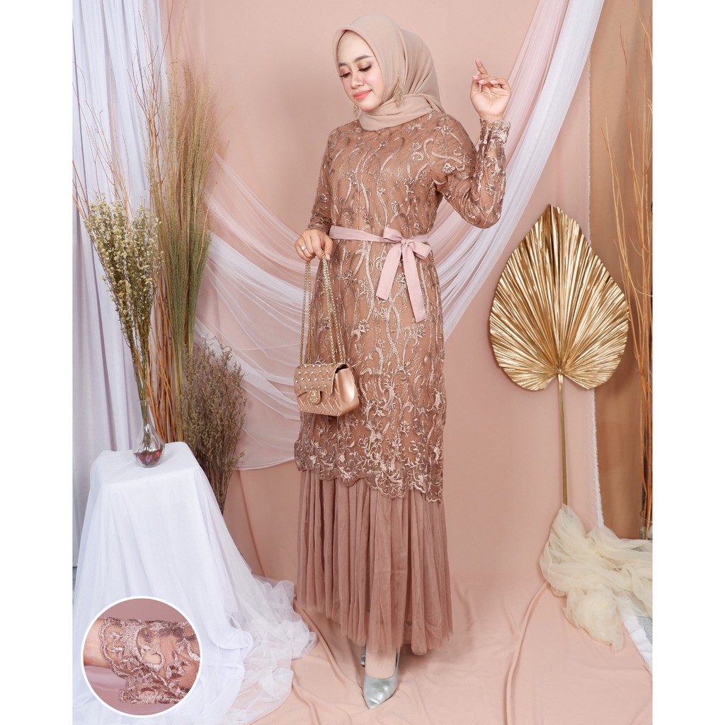  GAMIS  BUSUI BAJU  GAMIS  MODERN  SET GAMIS  TUTU ZIKRA 