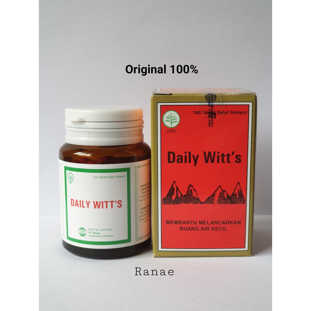 Daily Witt's - membantu melancarkan buang air kecil