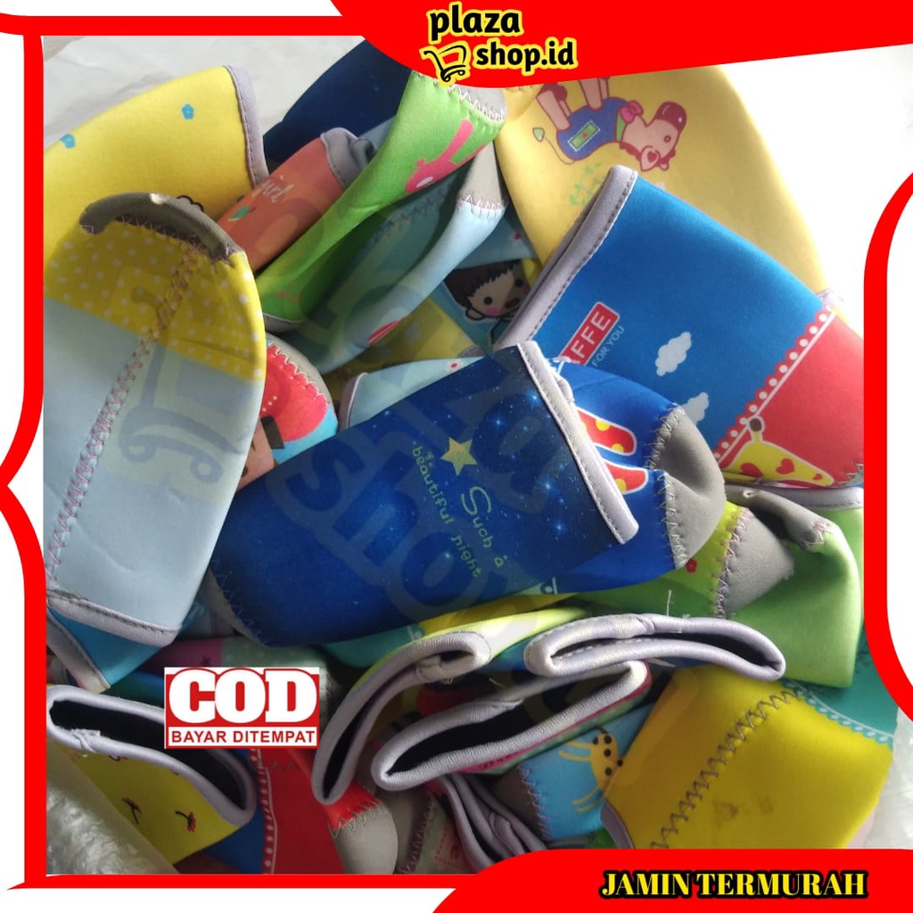 Plazashop♨ COD  Sarung Botol Minum / Sarung botol kaca Bening 300Ml,,,