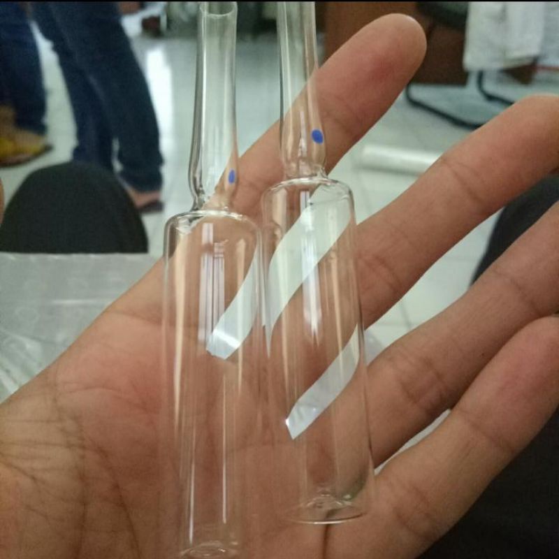 Botol Ampul Ampoul 10 ml bening kosong baru praktikum farmasi minim 10pcs tidak ECER
