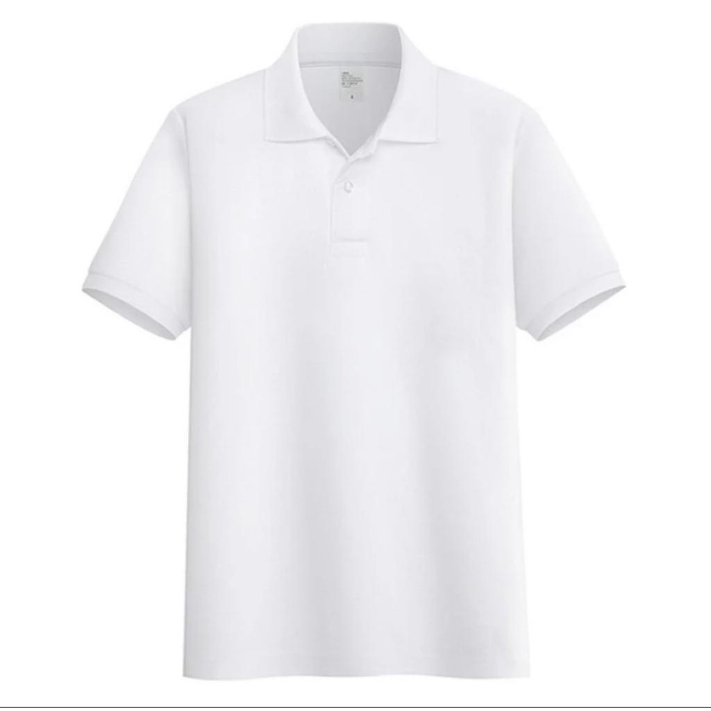 Noveli wear - Kaos kerah pria | kaos polo shirt | atasan baju kaos polos seragam lengan pendek harga grosir size L