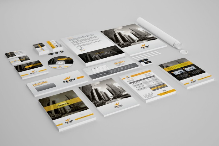 Corporate Mega Branding Bundle - Photoshop &amp; Illustrator - Business Branding