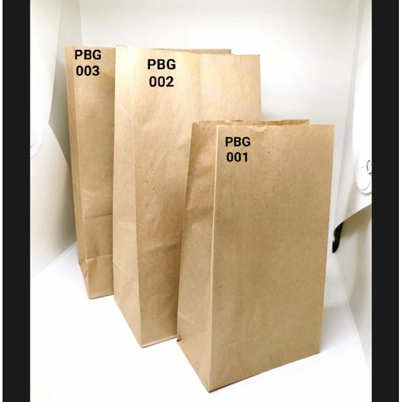 (Isi 100pcs) FBG.002 Paperbag Size S /Kantong Kertas Mcd