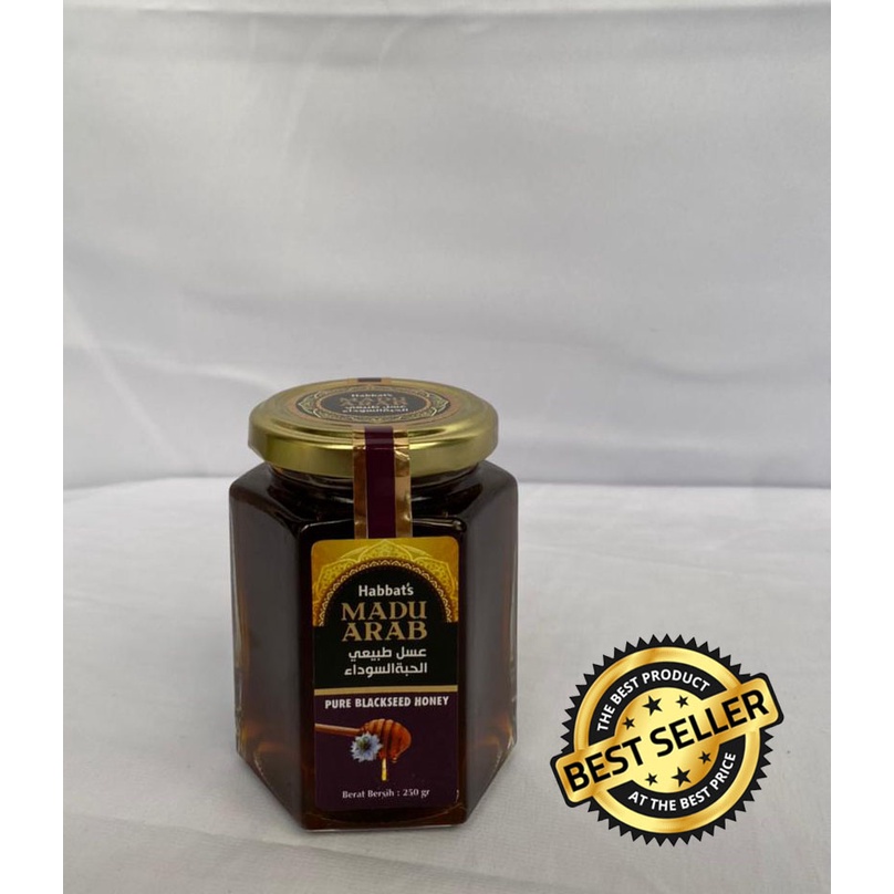 

Habbats Madu Arab nektar Lemon suplemen peningkat daya tahan tubuh garansi Asli Mesir Isi 250g