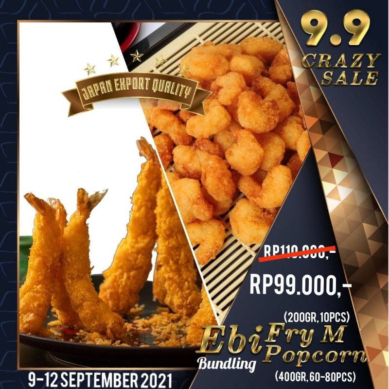 

Ebi fry M & Ebi Popcorn