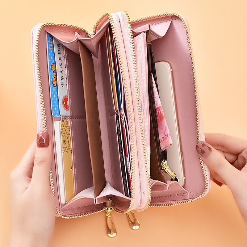 Gak Nyesel Beli Dompet Ini JX 647 - Dompet Import Panjang Double Resleting - Dompet Wanita - Dompet Import - Dompet Import Berkualitas